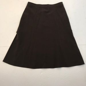 Patrick Gerard Dark Brown SZ 40 Skirt
